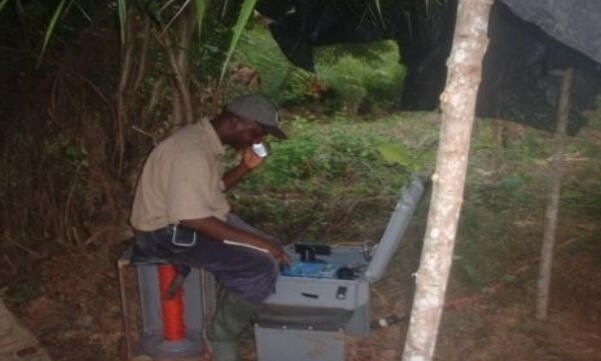 MD on induced polarisation in Ghana